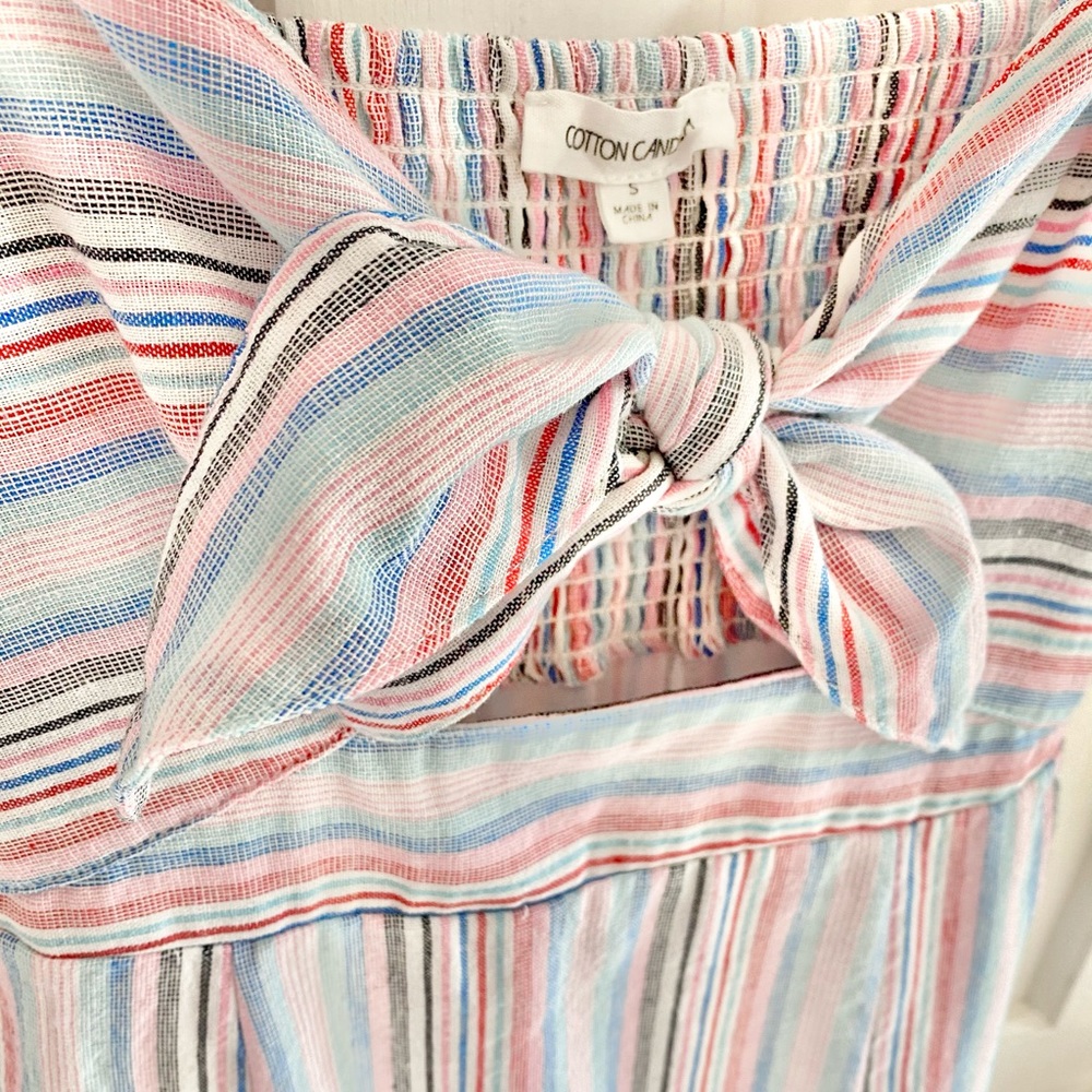 Vintage Inspired Cotton Candy Tie Dress- Sz. Small - Picture 14 of 16